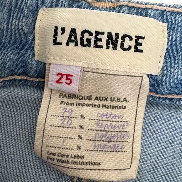 L’Agence Ruth Straight Leg Jeans - Light Blue - Picture 4 of 7